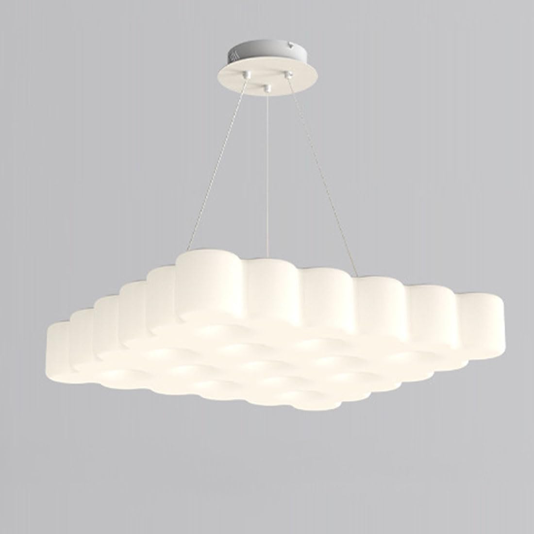 Plafonniers LED modernes à spectre complet style crème pour salon et chambre