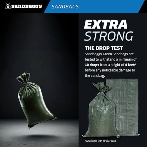Sandbaggy GREEN SANDBAGS Heavy Duty Empty Sandbags thumb #6