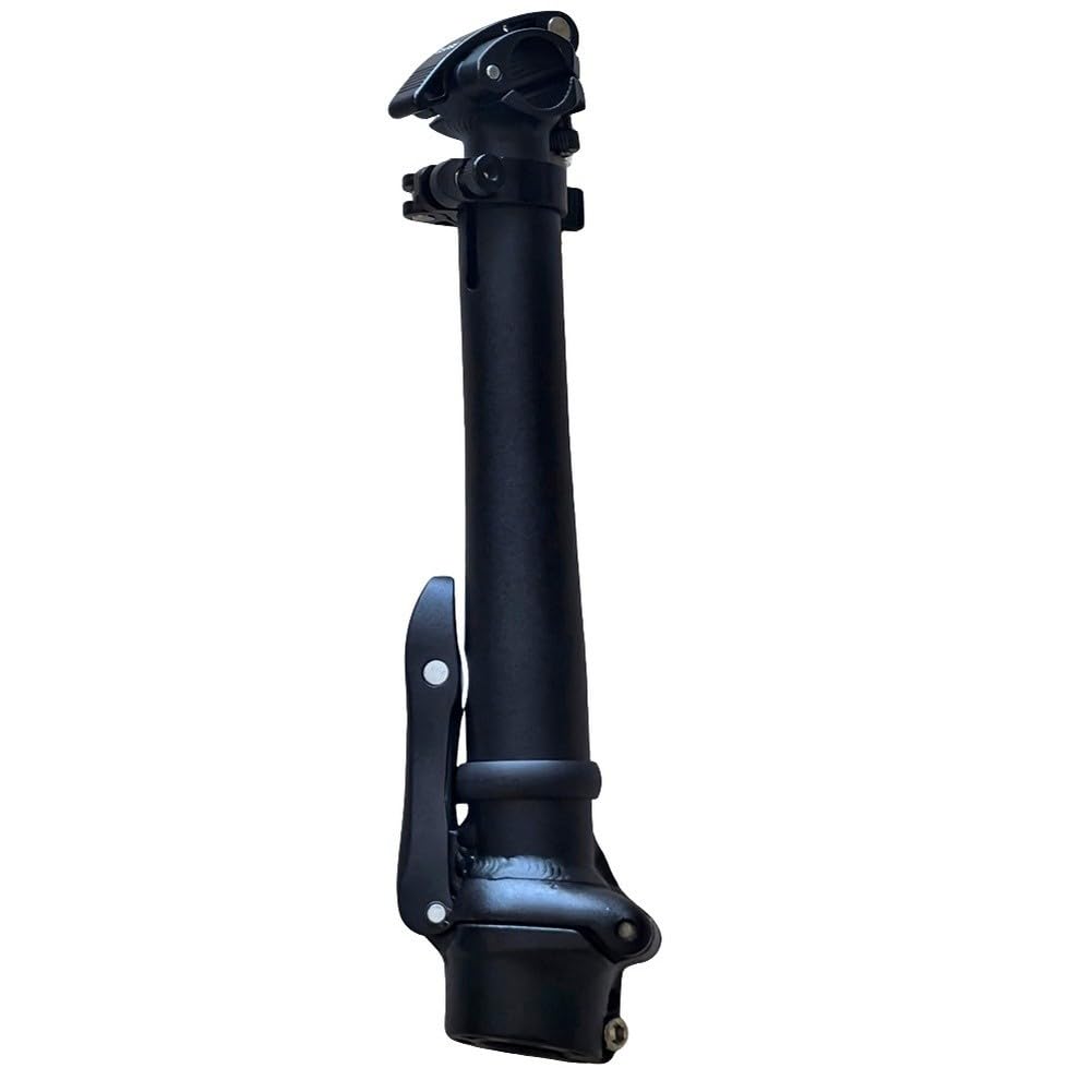 ReachMall Attacco manubrio pieghevole regolabile, a sgancio rapido, estensione 35-50,5 cm per forcella da 28,6 mm e manubrio da 25,4 mm, lega di alluminio