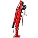 Heavy Duty Hydraulic Truck Crane with Hand Winch, 2000 Lbs Capacity Folding Pickup Truck Bed Hoist Jib Crane, Truck-Mounted Bed Crane for Lifting Goods in Construction, Forestry, Factory (Red)