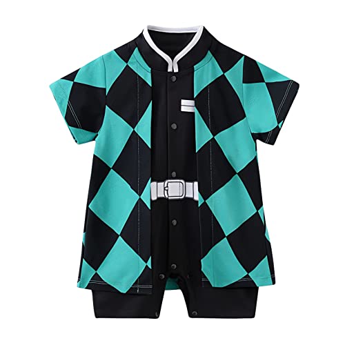 Image of RELABTABY Cute Baby Boy Girl Romper Newborn Anime Onesie Toddler Halloween Cosplay Jumpsuit Outfit clothes