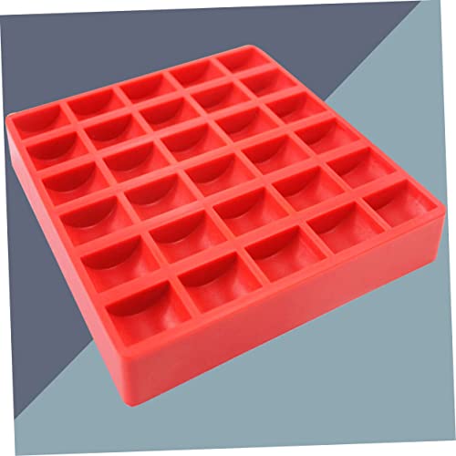 Caja organizadora para monedas Lurrose 2 piezas plástico rojo miniatura 5