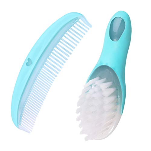 SUPVOX baby hair brush and comb set Scalp Grooming Massager for Newborns Infants – Image 4