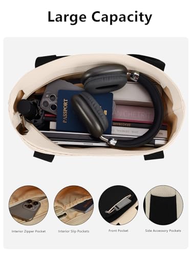 Image of Tote Bag for Women, Lightweight Handbag Bags, Shoulder Hobo Bag for Daily, Travel, School, Teacher