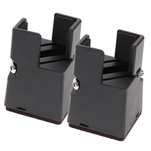 PERSELOSO 2個 可能家具脚上げ台 高さアップ家具リフター ベッドフレーム デスク脚対応 滑り止め床保護付き収納スペース確保用