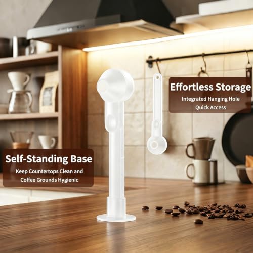 Image of Coffee Scoop with Funnel for Reusable K Cup, 2 TBSP Measuring Spoon