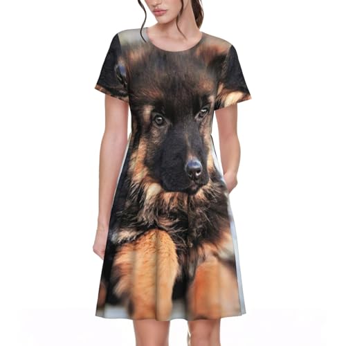 Robe de plage berger allemand idéale pour vos promenades en bord de mer