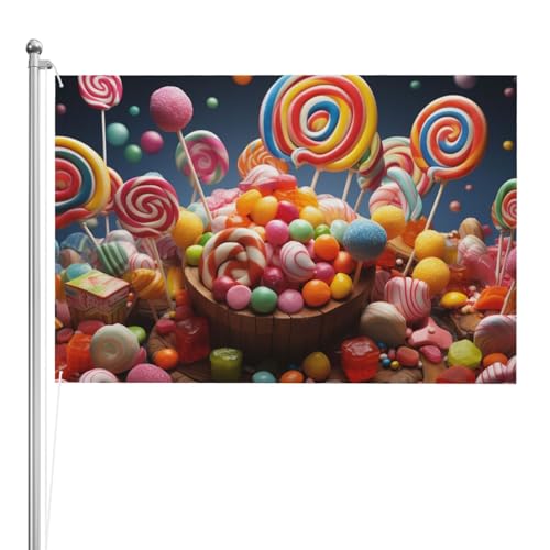 Drapeaux de bienvenue couleur bonbon pour égayer votre jardin ou cour