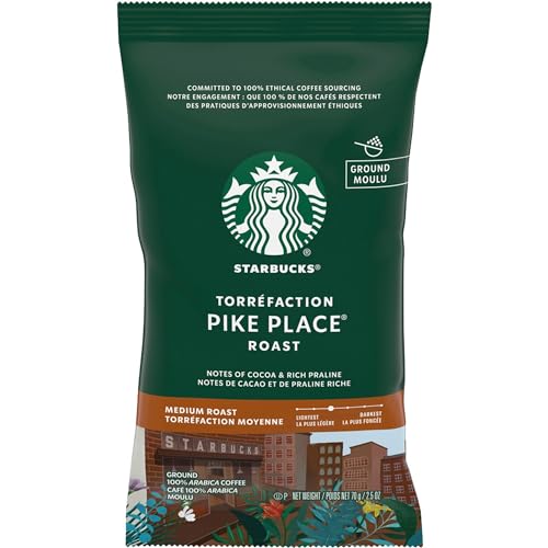Image of Starbucks, SBK12411960, Pike Place Ground Coffee, 18 / Box