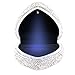 Naimo Full Rhinestone Heart Shaped Ring Box Velvet Holder Jewelry Box Organizer Display Case with LED Light for Proposal Engagement Wedding Birthday Gift