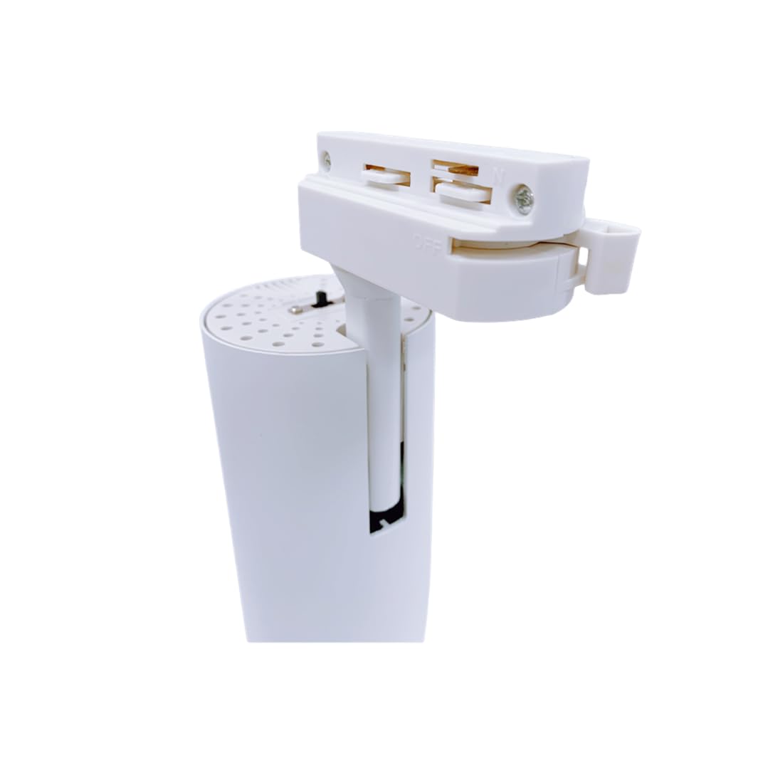ONSSI® Projecteur LED 25W pour Rail Monophasé à 2 fils COB LED,Blanc neutre (CCT Dimmable en Blanc Froid-Neutre-Chaud) Spots de plafond pour usage commercial (Blanc)
