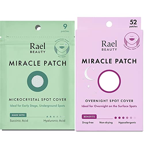 Rael Pimple Patches Early Stage & Night Bundle - Korean Skin Care...
