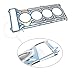 AUCERAMIC Engine Cylinder Head Gasket Set Compatible with Mercedes Benz M271 C180 C200 C250 E200 E250 SLK200 SLK250 W204 C204 W212 1.8L Gas Dohc Turbo OE# 2710161520 2710160320