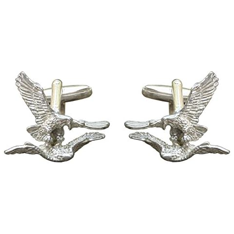 Gemelos Aguila, Peltre, Hecho a Mano, William Sturt Cover