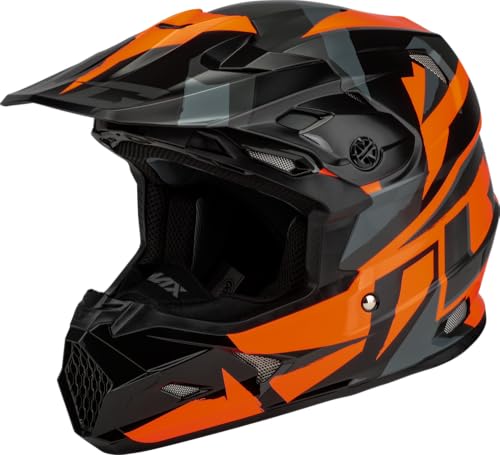 GMAX MX-96S MX Style Snowmobile Helmet for Winter Snow Sports with Breath Box