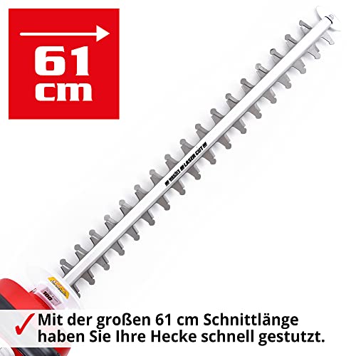 HECHT Profi Heckenschere elektrisch – elektrisch mit starkem 600 Watt Motor – innovatives Laser Cut Messer – einfaches Schneiden – für einen schönen Schnitt Ihrer Hecke – Strauchschere Elektro – Bild 3