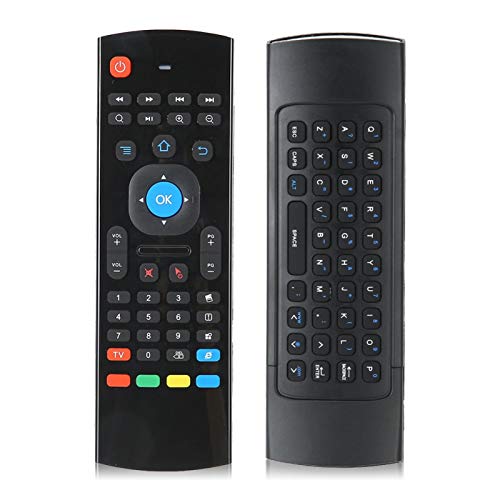 Potente funzione 3 in 1, telecomando per mouse e tastiera 2 in 1 a risparmio energetico, telecomando TV, mouse con tastiera wireless, telecomando per giochi.