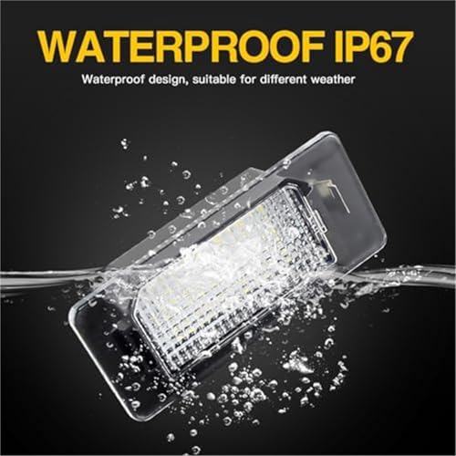 Luz de matrícula para solucionar fallos de luz en Audi A3 A4 TT 3