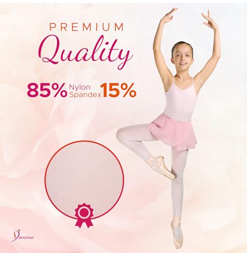 Dancina Transition Ballet Tights – Ultra-Soft Convertible Dance Leggings for Girls & Women – Durable & Comfortable4