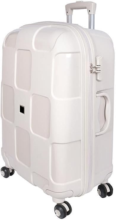 Bagacar Iv2 Rigid Silicone Unbreakable 3D Suitcase Set Beige