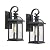 Darkaway Outdoor Lights Fixtures Wall Mount, Outdoor Wall Sconce with Seeded Glass Waterproof Outside Exterior Lights Fixture for House, Front Porch, Patio (2 Pack)