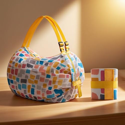 Foldable Travel Duffel Bag- Lightweight & Spacious for Trips Shopping