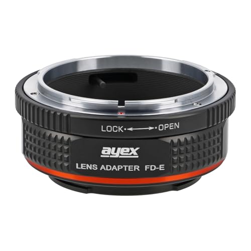 ayex FD-E Objektivadapter Kompatibel mit Canon FD & FL...