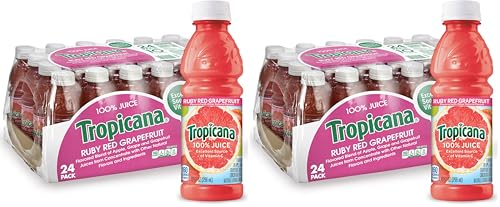 Image of Tropicana Ruby Red Grapefruit Juice, 10 Ounce (Pack of 48)