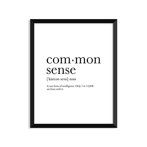 Amazon.com: Common Sense definition - Unframed art print poster or ...