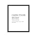 Common Sense definition - Unframed art print poster or greeting card