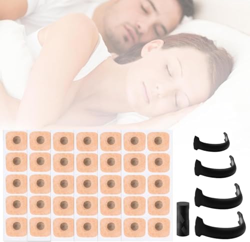 Magnetic Cerotti Nasali Magne, Nasal Strips Magnetico 60 PCS, Dispositivi Antirussamento - Aumentano L'Apporto Di Ossigeno, Riducono Il Russamento, Migliorano La Qualità Del Sonno