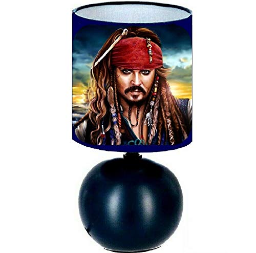 Lampe de chevet PIRATE DES CARAIBES JACK SPARROW création artisanale N° 3