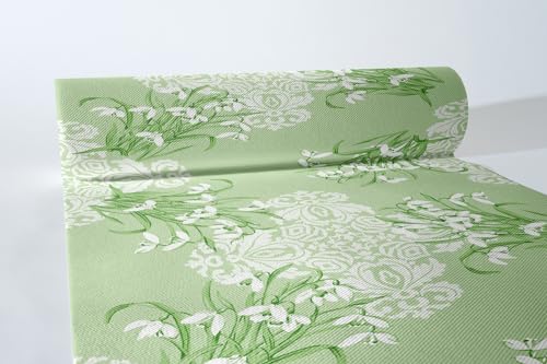 Sovie HORECA Linclass® Airlaid Tischläufer Melanie - 40 cm x 24 m - Tischdeckenrolle stoffähnlich...