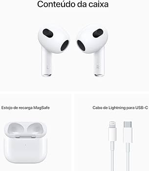 AirPods (3.ª geração) | Amazon.com.br AirPods (3.ª geração) | Amazon.com.br