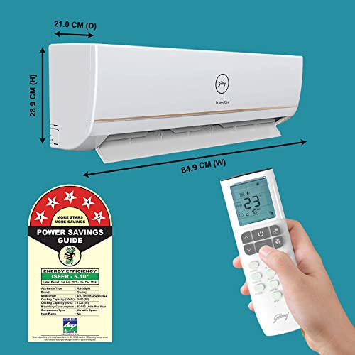 Godrej 1.5 Ton 5 Star 5-In-1 Convertible Inverter Split AC - Image 4