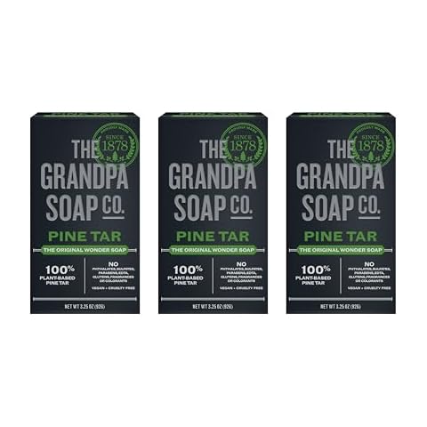 Grandpa's Pine Tar Bar Soap Pack of 3 Cover