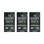 Grandpa's Pine Tar Bar Soap 3.25 Ounce (Pack of 3)