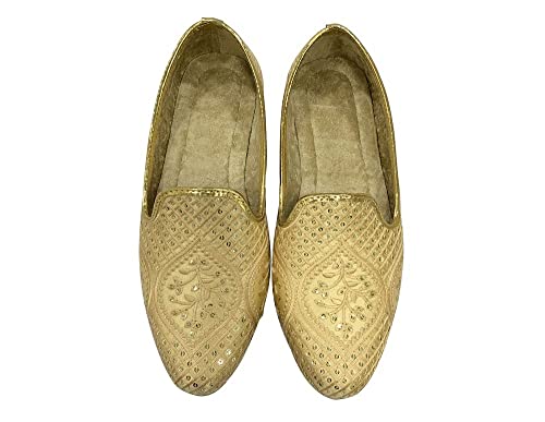 Men's Jutti for Wedding Traditional Ethnic Mojari Shoes Sherwani Loafers Handmade Gold Embroidery Juti2