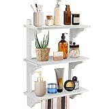 Wall Shelves for Bathroom Decor, Over Toilet Floating Wall Shelves for Living Room Kitchen Storage,W