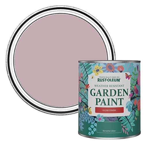 Rust-Oleum Pink Mould-Resistant Garden Paint In Gloss Finish - Little Light 750ml