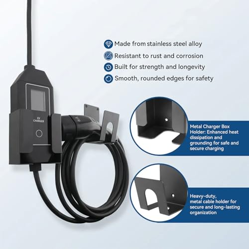 Ensemble de supports de muraux en acier pour optimiser la sécurité des câbles