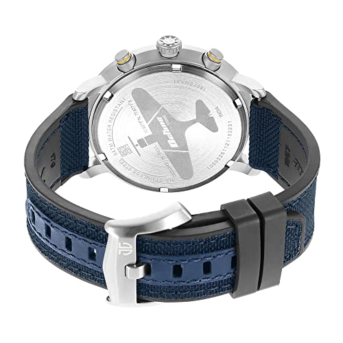 Titan Octane Aerobatics Silver Dial Chronograph Nylon Strap Watch for Men-1857SP01 - Image 2