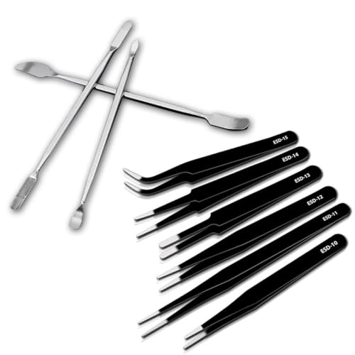Kit De Ferramentas Manutenção De Celular Conjunto Pinças Antiestá...
