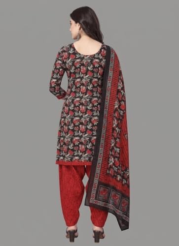 Image of Priyashi Women Unstiched Crepe dress materials | Crepe Salwar Suit for women with dupatta | suit material for women unstitched