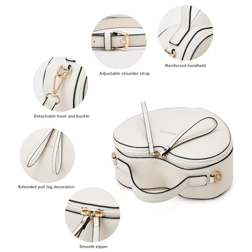 Image of Crossbody Purse for Women Small Crossbody Bags Trendy Vegan Leather with Adjustable Shoulder Straps Gift for Mother Wife Mom