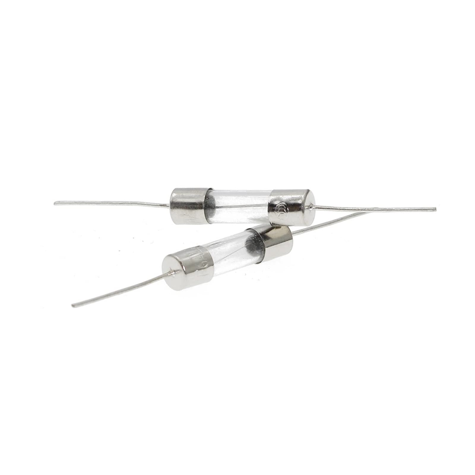 1000 sztuk 5 x 20 mm szybkie dmuchanie osiowe szklany bezpiecznik 250V z przewodem przewodzącym 5*20F 0,5A/1A/2A/3A/3,15A/4A/5A/6,3A/8A/10A/12A/15A rura (1000 sztuk F2A)