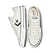 Converse, Unisex, Star Player 76 Premium Canvas, Vintage White/Black, Men's 9.5, Women's 11.5, Medium