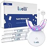 Luelli Teeth Whitening Kit with 32 LED Accelerator Light, Wireless Mouth Tray, 20+ Treatments, Enamel Safe, Suitable for Sensitive Teeth, Home & Travel Use
