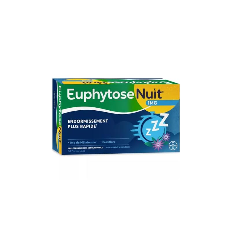 Bayer Euphytose Nuit Comprimé Format ÉCONOMIQUE 60 Nuits Boîte de 60