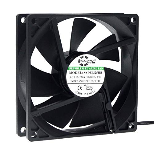 Ventilateur 92mm pour imprimante 3D et serveur informatique silencieux 230V